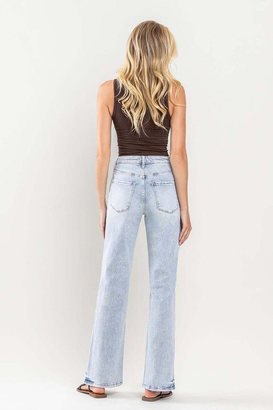 90's Vintage Super High - Rise Flare Jeans - Texas Front Porch