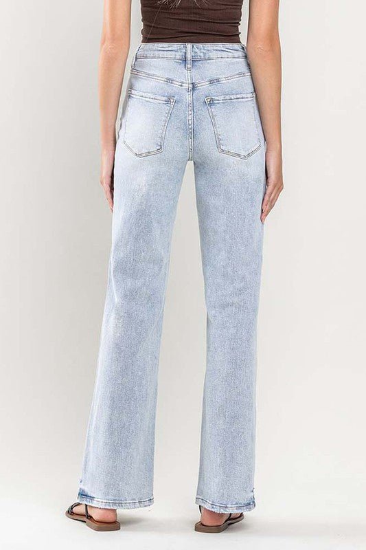 90's Vintage Super High - Rise Flare Jeans - Texas Front Porch