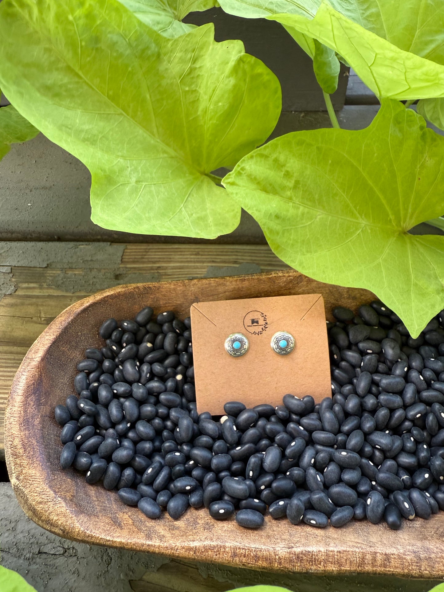 West Genuine Turquoise Studs