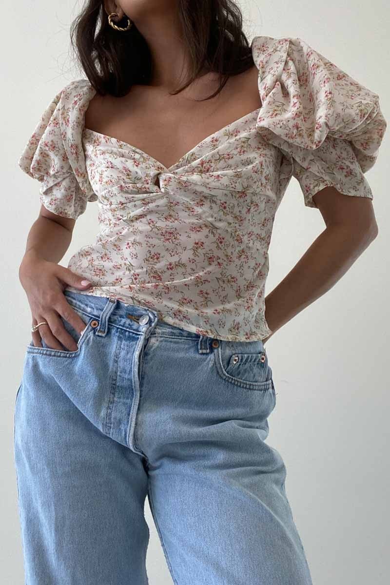Puff Sleeve Top - Texas Front Porch