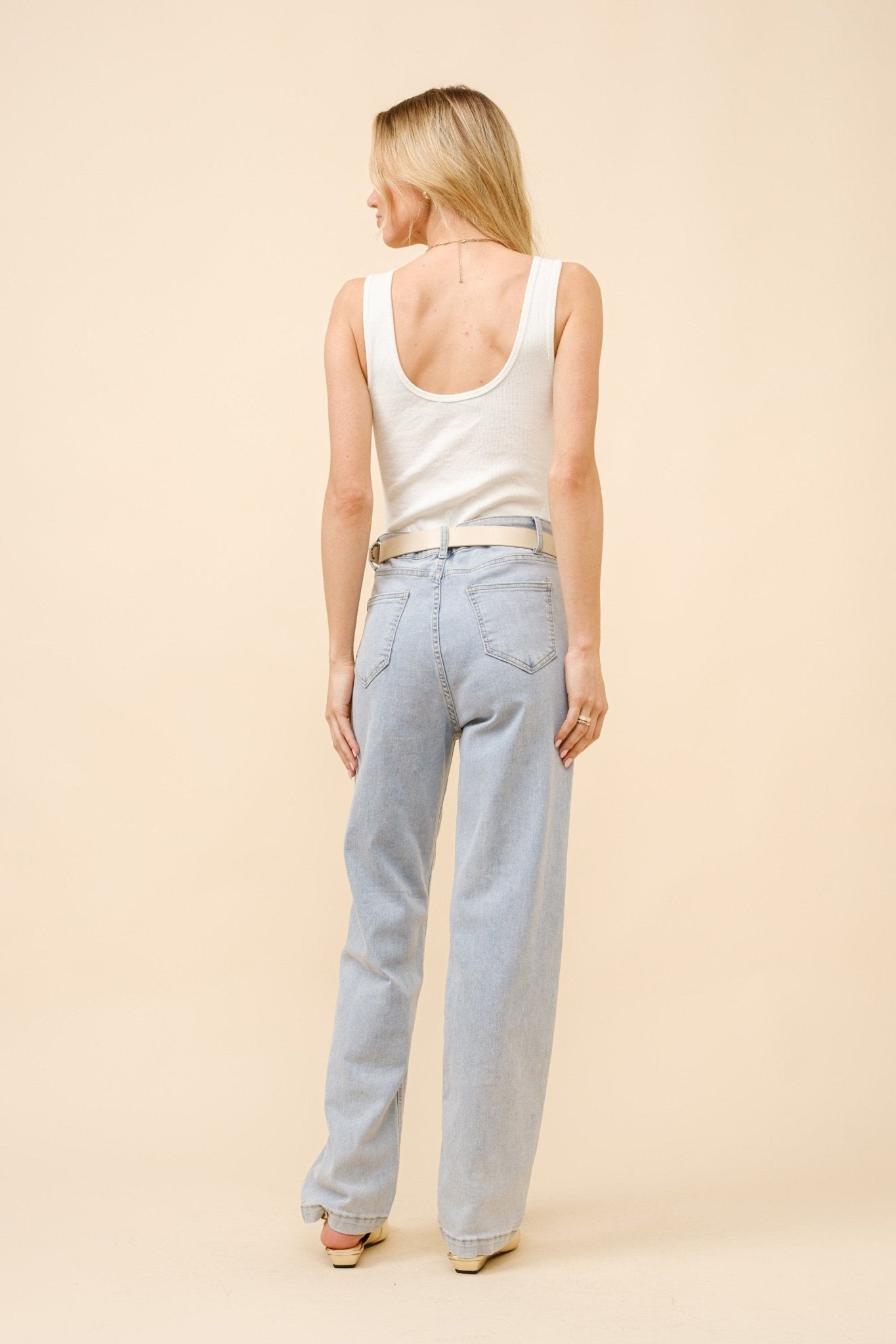 Ribbed Western Buckle Bodysuit - Texas Front Porch