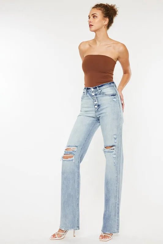 Ultra High Rise 90's Flare Jeans - Texas Front Porch