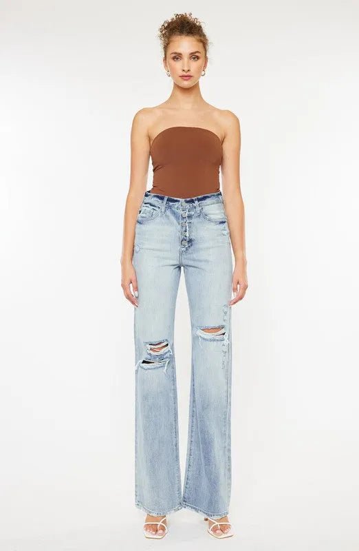 Ultra High Rise 90's Flare Jeans - Texas Front Porch