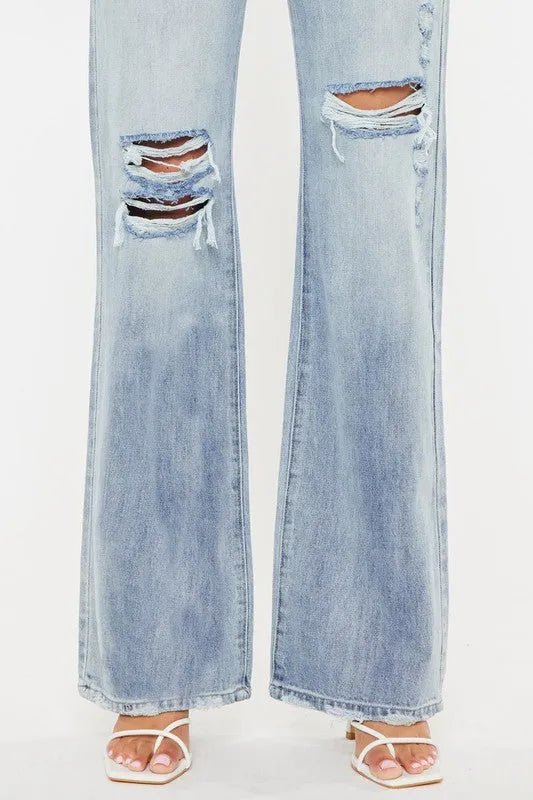 Ultra High Rise 90's Flare Jeans - Texas Front Porch