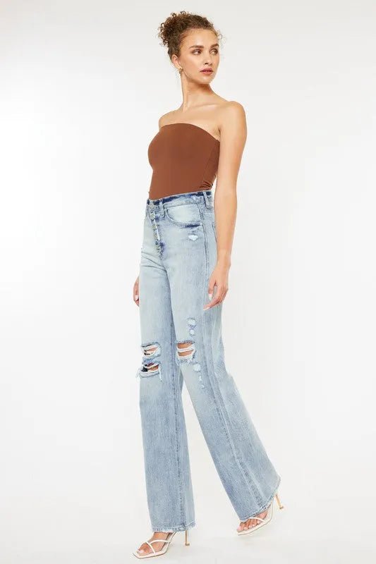 Ultra High Rise 90's Flare Jeans - Texas Front Porch