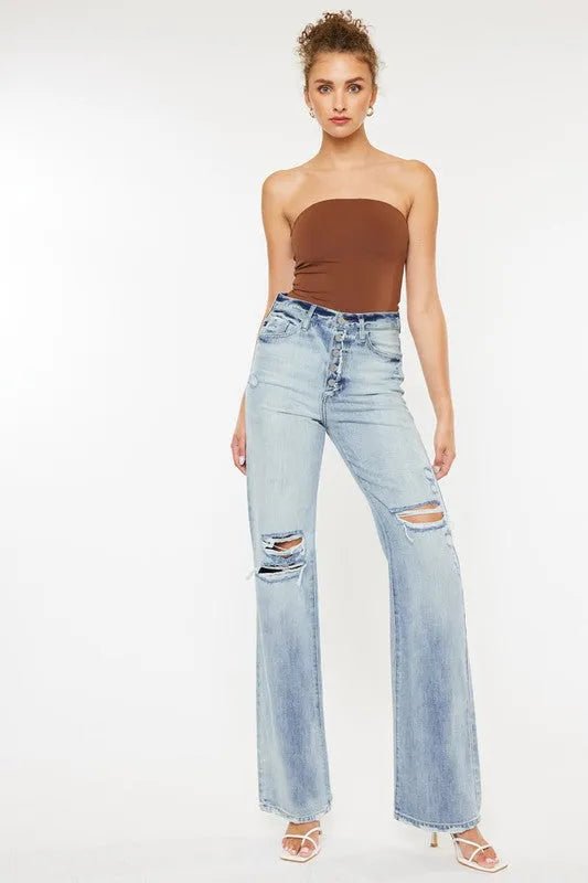 Ultra High Rise 90's Flare Jeans - Texas Front Porch