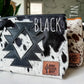 COWHIDE AZTEC  MAKEUP bag Genuine Hair On travel