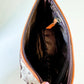 COWHIDE AZTEC  MAKEUP bag Genuine Hair On travel