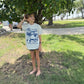 * KIDS * Cowgirl Beach Club Oversized Kids T-Shirt