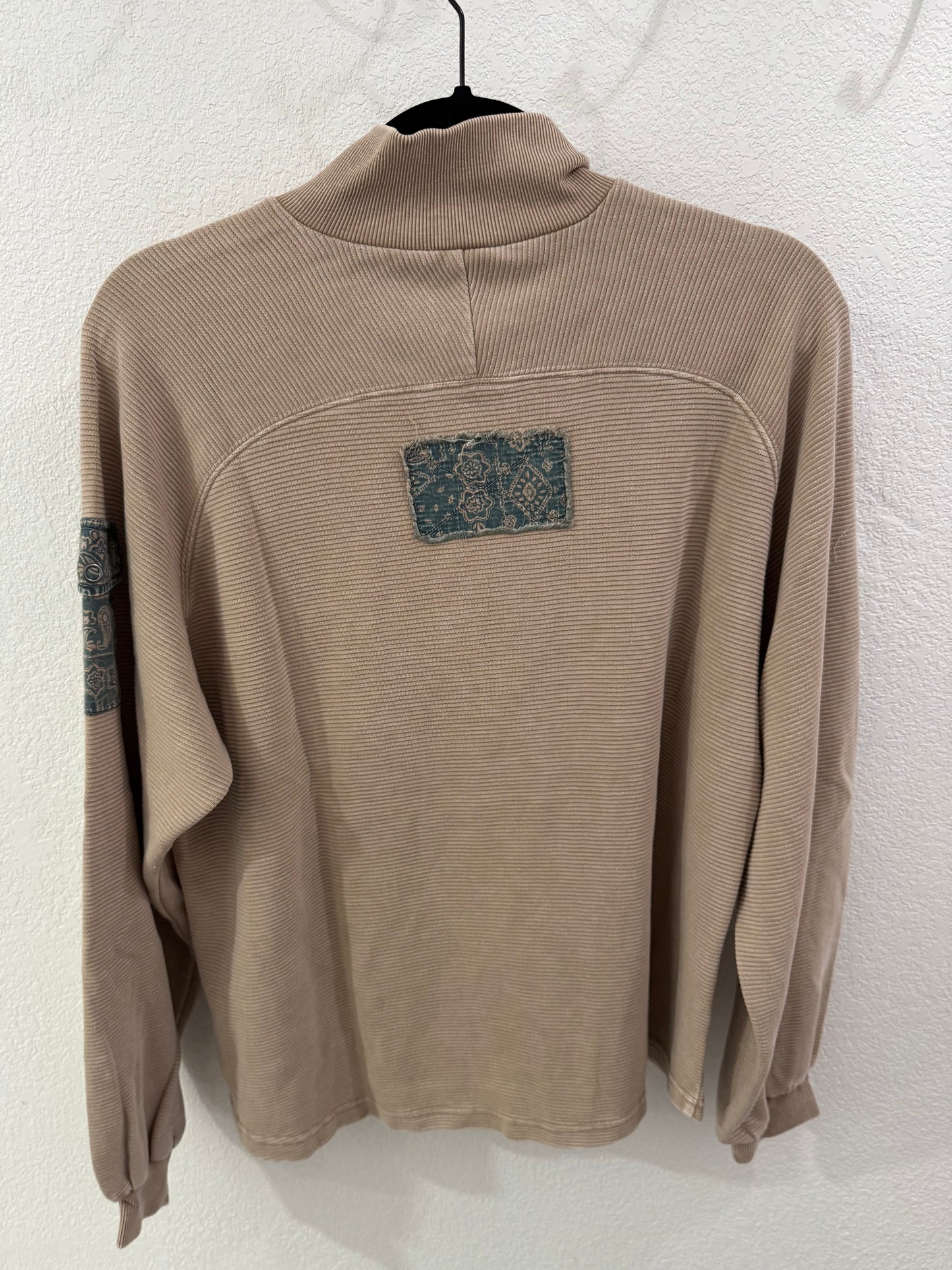 Washed Ribbed Terry Pullover