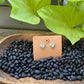 Poppy Sterling Silver Heart Studs