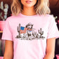 American Cowboy Dog Graphic Plus Tee - Texas Front Porch