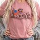American Cowboy Dog Graphic Plus Tee - Texas Front Porch