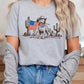 American Cowboy Dog Graphic Plus Tee - Texas Front Porch