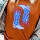 American Cowgirl Boots Graphic Plus Tee - Texas Front Porch