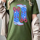 American Cowgirl Boots Graphic Plus Tee - Texas Front Porch