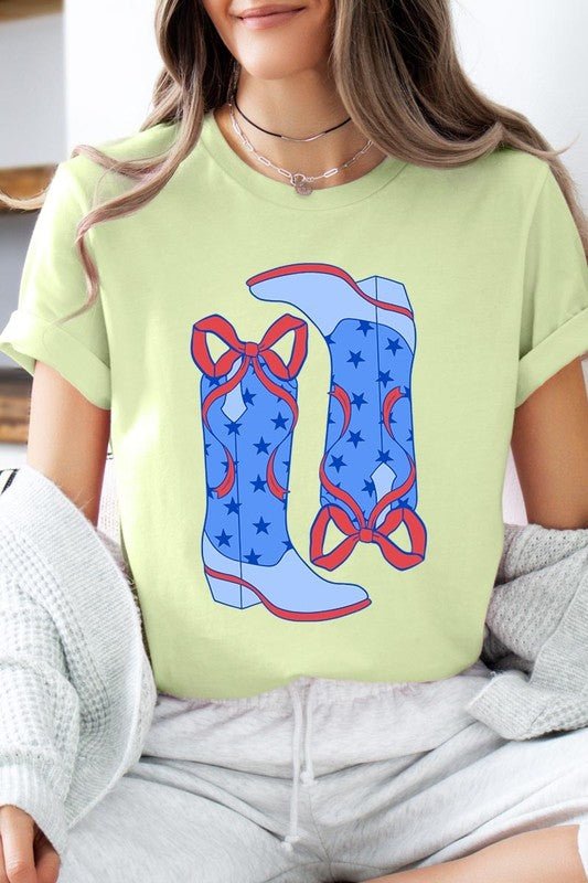 American Cowgirl Boots Graphic Plus Tee - Texas Front Porch
