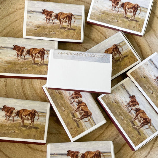 Cattle Match Set // Vintage Landscape - Texas Front Porch