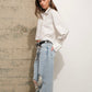 Cotton Poplin Embellished Rhinestone Collar - Texas Front Porch
