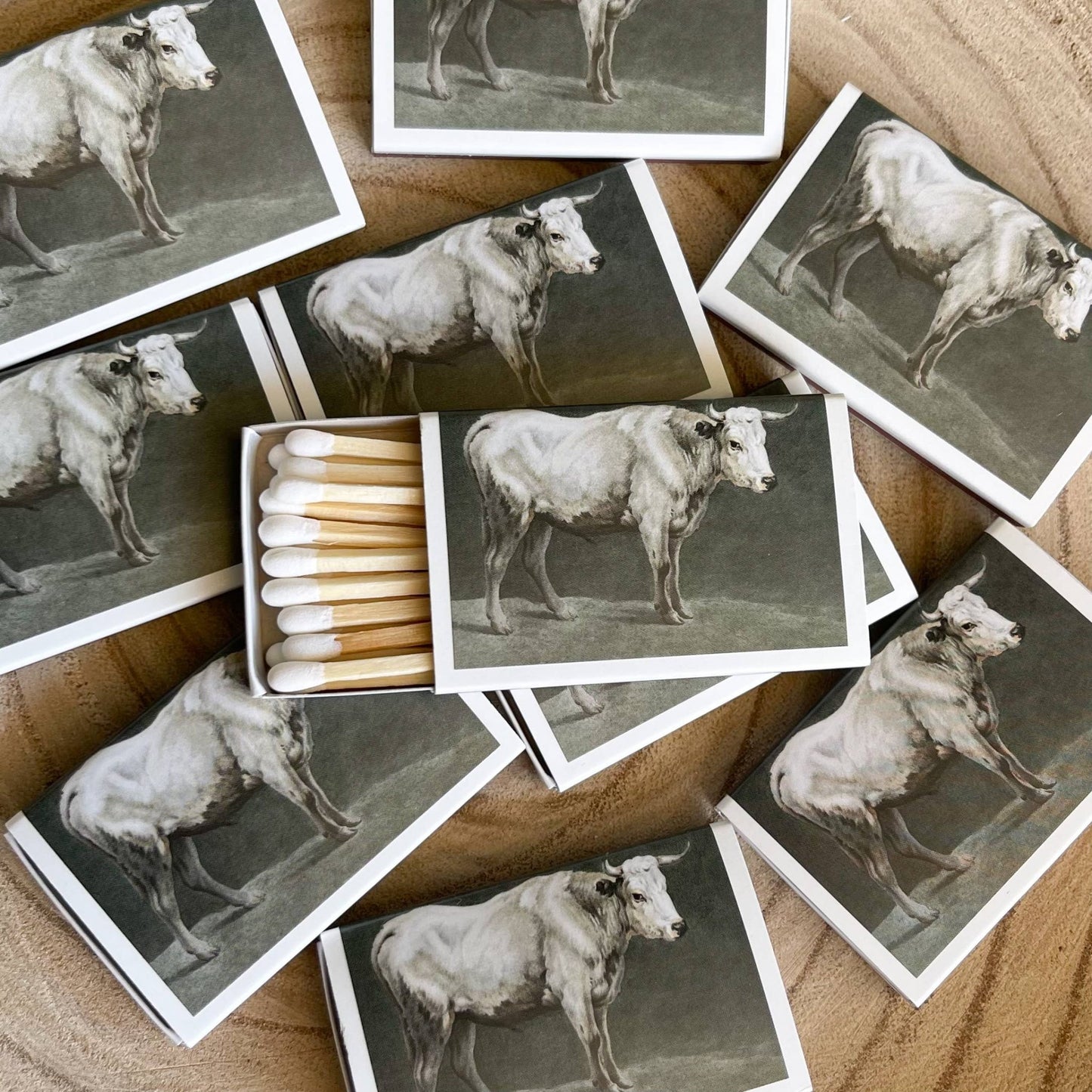 Cow Match Set // Vintage Landscape - Texas Front Porch