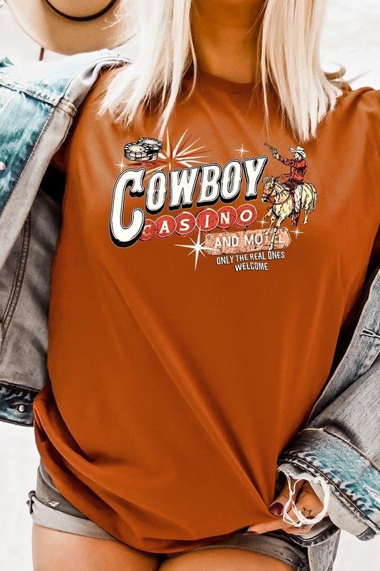 Cowboy Casino Graphic Tee - Texas Front Porch