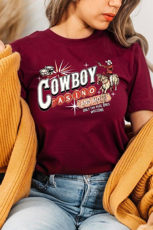 Cowboy Casino Graphic Tee - Texas Front Porch