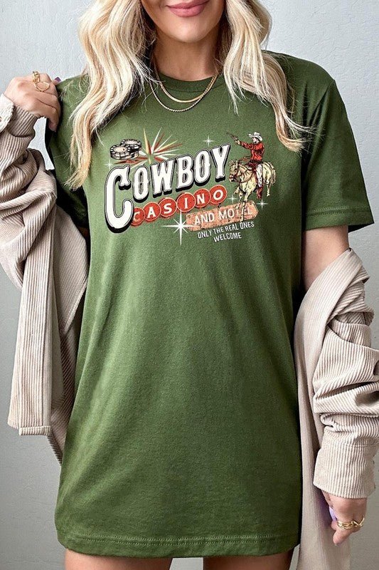 Cowboy Casino Graphic Tee - Texas Front Porch