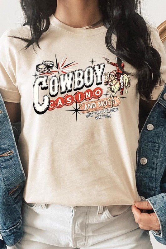 Cowboy Casino Graphic Tee - Texas Front Porch