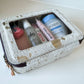 Cowhide Cosmetic Case - Toiletry Makeup Travel Bag - Texas Front Porch