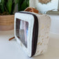 Cowhide Cosmetic Case - Toiletry Makeup Travel Bag - Texas Front Porch