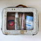 Cowhide Cosmetic Case - Toiletry Makeup Travel Bag - Texas Front Porch