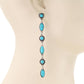 Dangle Drop Western Earrings - turquoise - Texas Front Porch