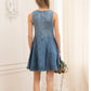 Denim Circle Mini Dress - Texas Front Porch