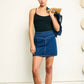 Denim Mini Skirt - Texas Front Porch