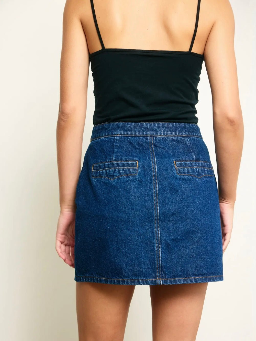 Denim Mini Skirt - Texas Front Porch