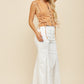 Denim Vest With Lace Up Sides - Texas Front Porch