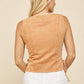 Denim Vest With Lace Up Sides - Texas Front Porch