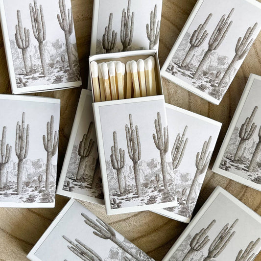 Desert Cactus Match Set // Vintage Landscape - Texas Front Porch