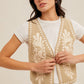 Embroidered Lightweight Sweater Vest - Texas Front Porch