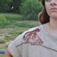 Embroidered Shoulder Western Yoke T-Shirt - Texas Front Porch
