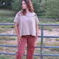 Embroidered Shoulder Western Yoke T-Shirt - Texas Front Porch