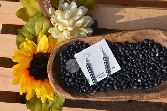 Esther Turquoise Statement Earrings - Texas Front Porch