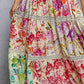 Feminine V - neck Smocked Waist Ruffle Floral Maxi Dress - Texas Front Porch