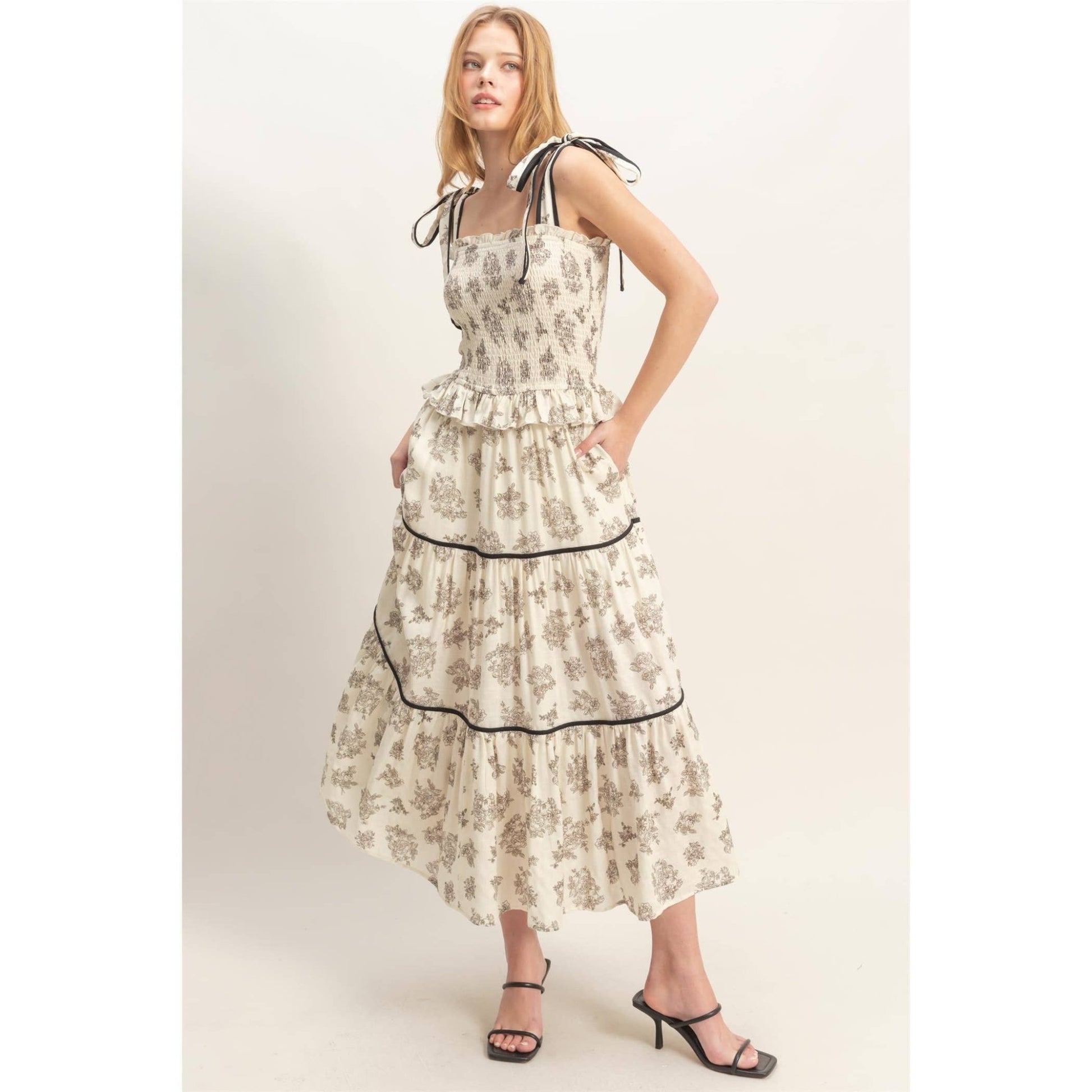Floral Tiered Sundress - Texas Front Porch