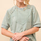 French Terry Western Yoke Studded Sweatshirt - Texas Front Porch