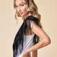 Fringe Sequins Shrug - Texas Front Porch