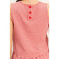 Gingham Checkered Sleeveless Top And Skort Set - Texas Front Porch