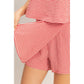 Gingham Checkered Sleeveless Top And Skort Set - Texas Front Porch