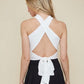 Halter Neck Back Tie Top - Texas Front Porch