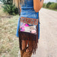 Hand Tooled Clear Purse Crossbody - Concert Game Day Stadium - Texas Front Porch